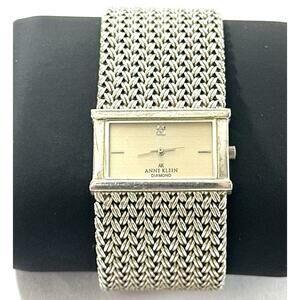 Anne Klein Women’s Quartz Watch Diamond Silver Mesh Bracelet